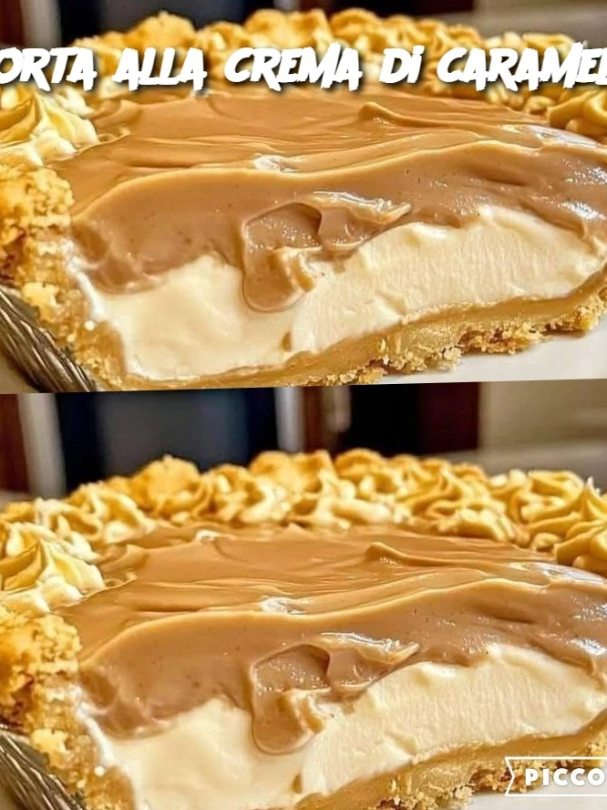 Torta alla crema di caramello