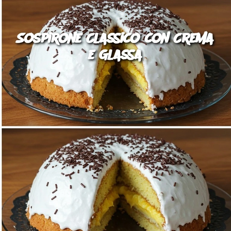 Sospirone Classico con Crema e Glassa