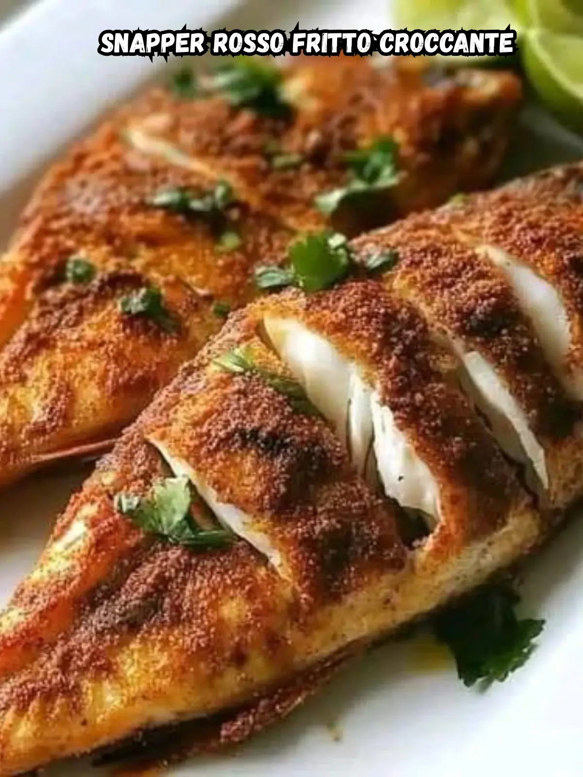 Snapper rosso fritto croccante: un piatto ricco di sapore e di carattere