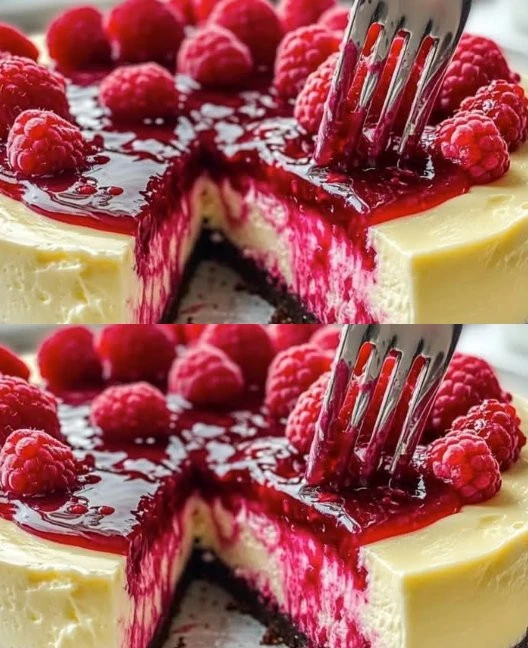 Cheesecake al cioccolato bianco