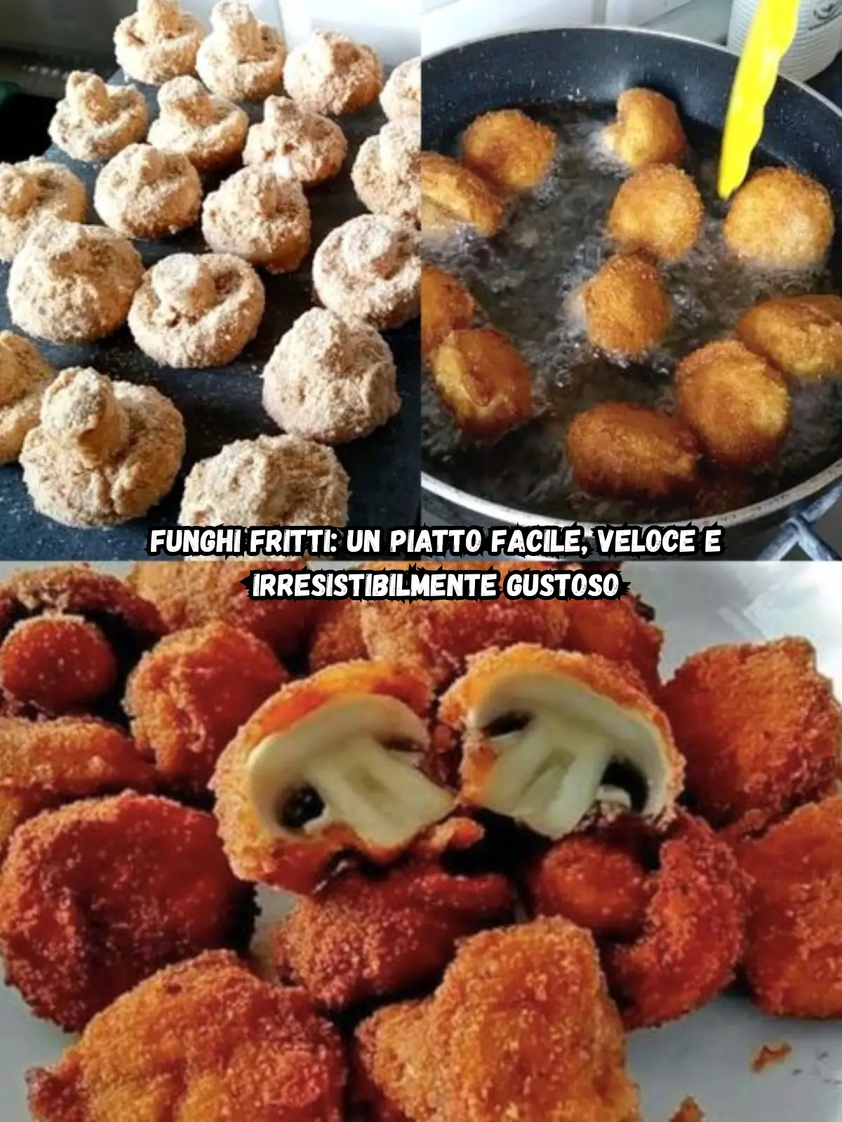 Funghi fritti: un piatto facile, veloce e irresistibilmente gustoso