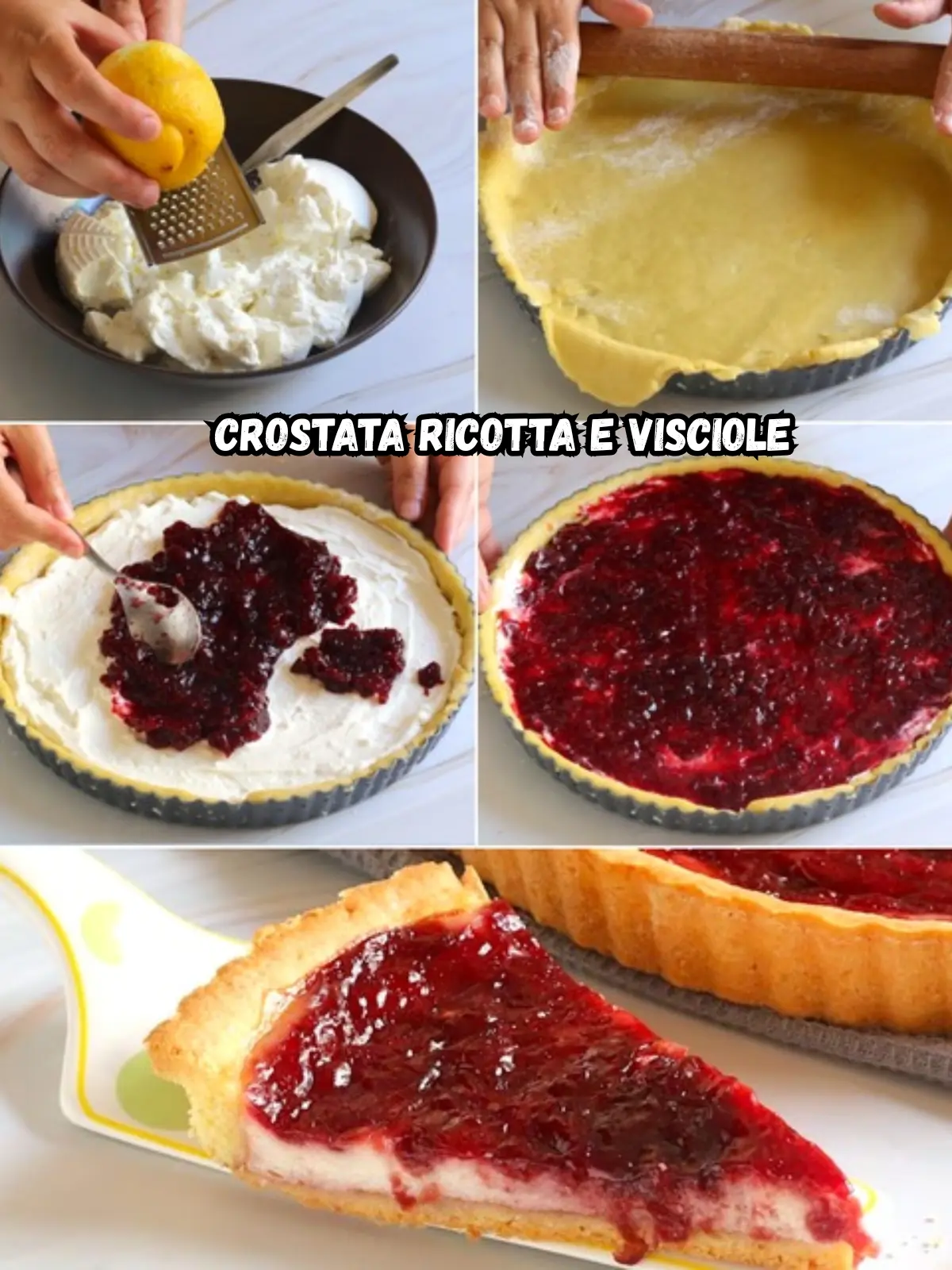Crostata Ricotta e Visciole: il dolce iconico della pasticceria ebraico-romana