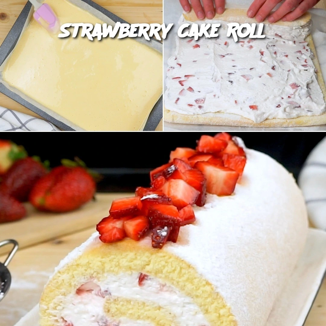 Strawberry Cake Roll: la ricetta golosa e soffice del dolce a base di fragole