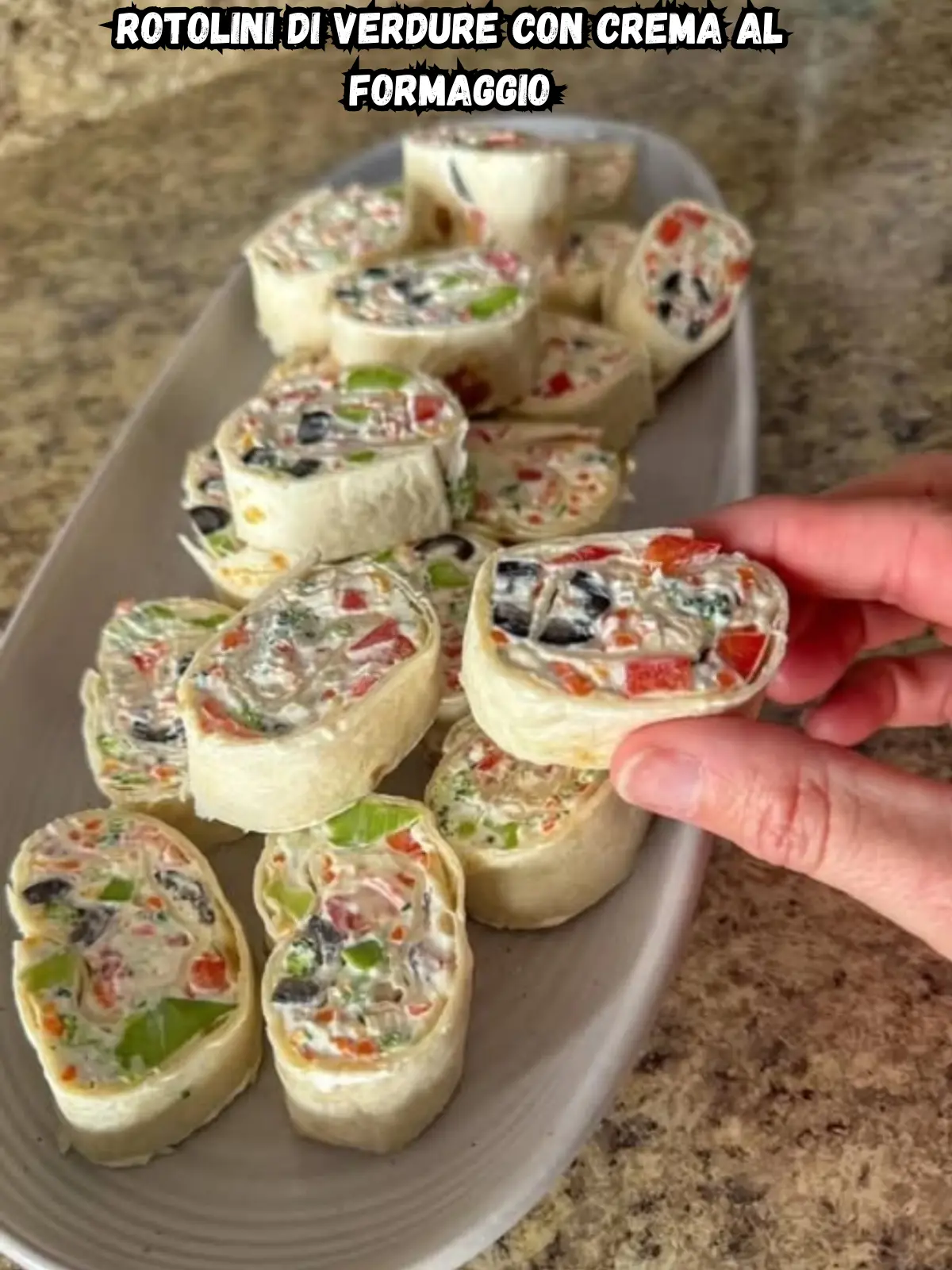 Rotolini di Verdure con Crema al Formaggio