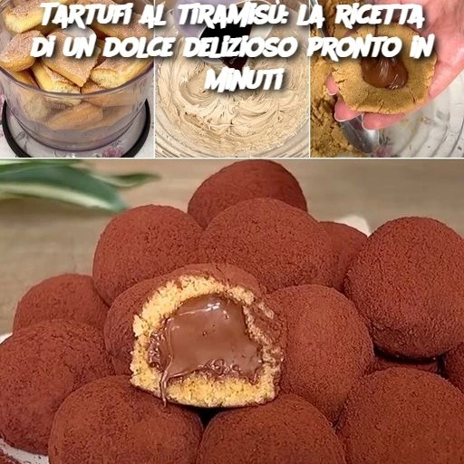 Tartufi al tiramisù: la ricetta di un dolce delizioso pronto in 5 minuti