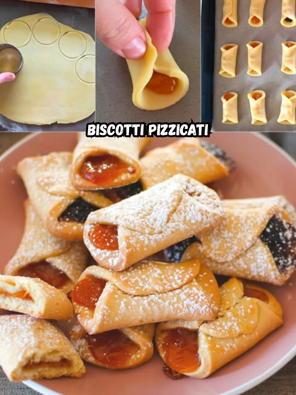 Biscotti pizzicati: deliziosi pasticcini ripieni per accompagnare il tè del pomeriggio