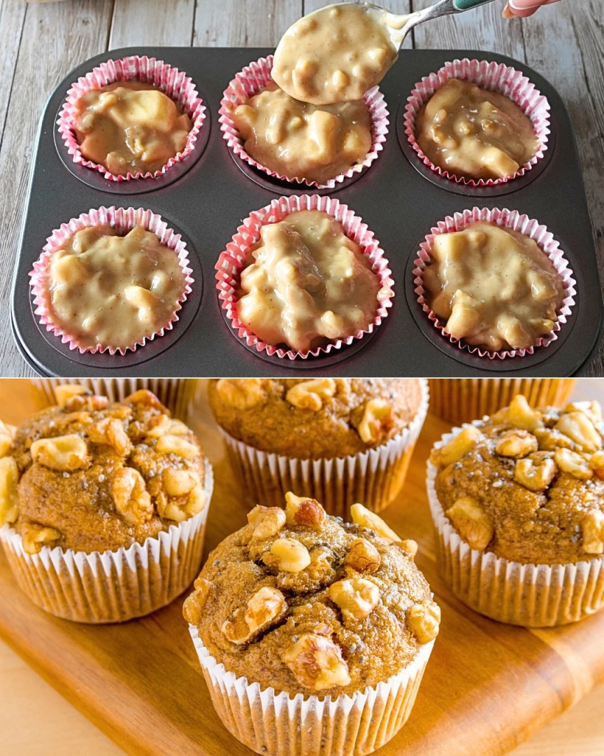 Muffin Mele e Noci