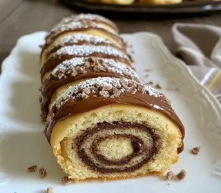 Rotolo Cookie con Nutella