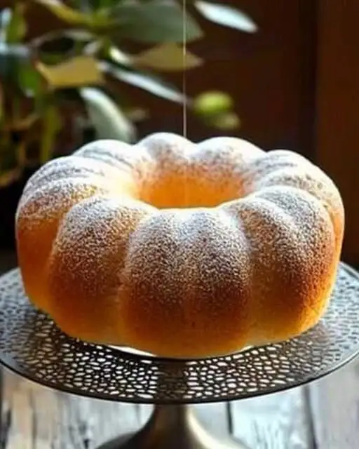 Ciambellone soffice e alto