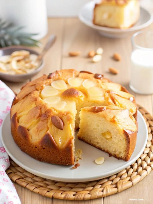 Torta Soffice all’Ananas Caramellato dal Gusto Tropicale