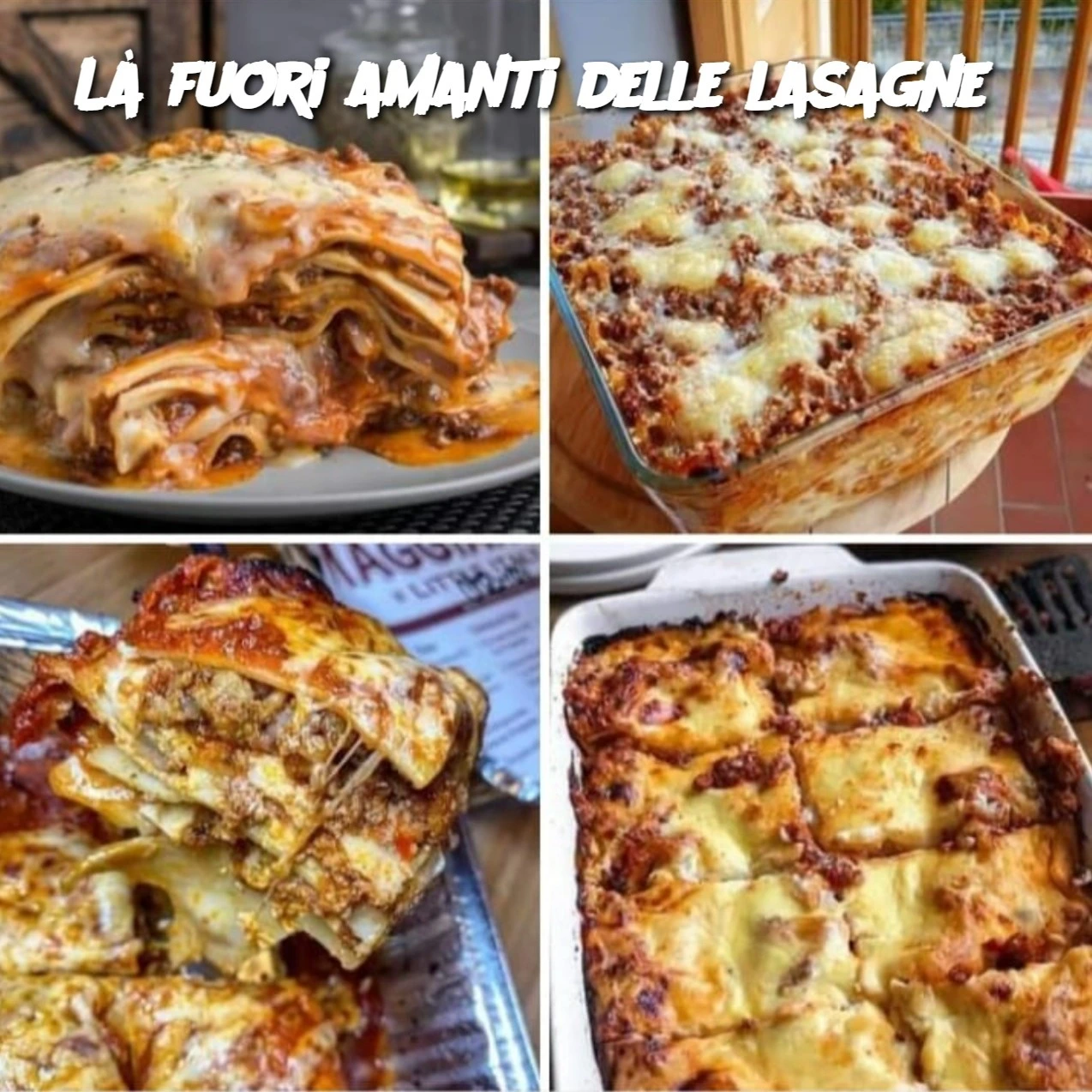 Là fuori amanti delle lasagne