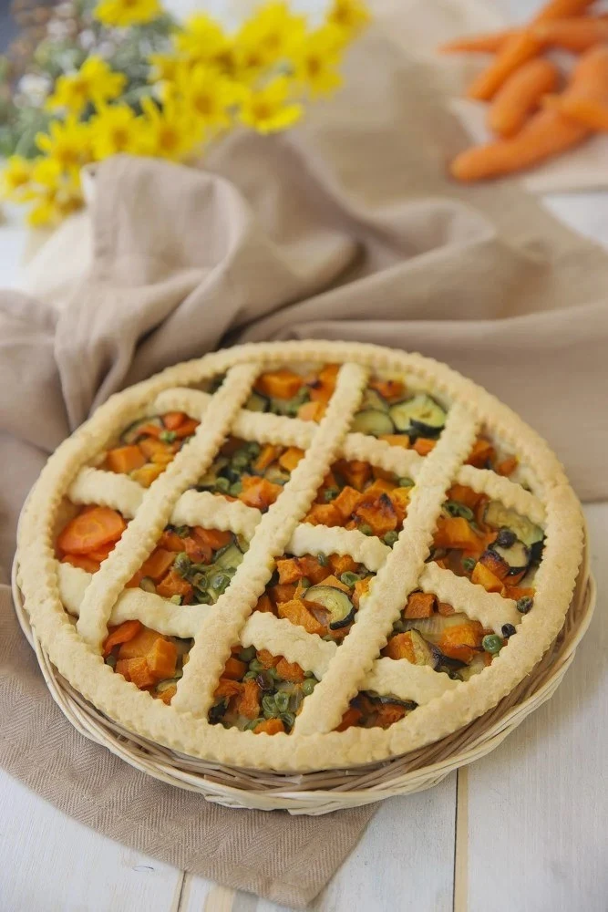 Crostata salata con verdure