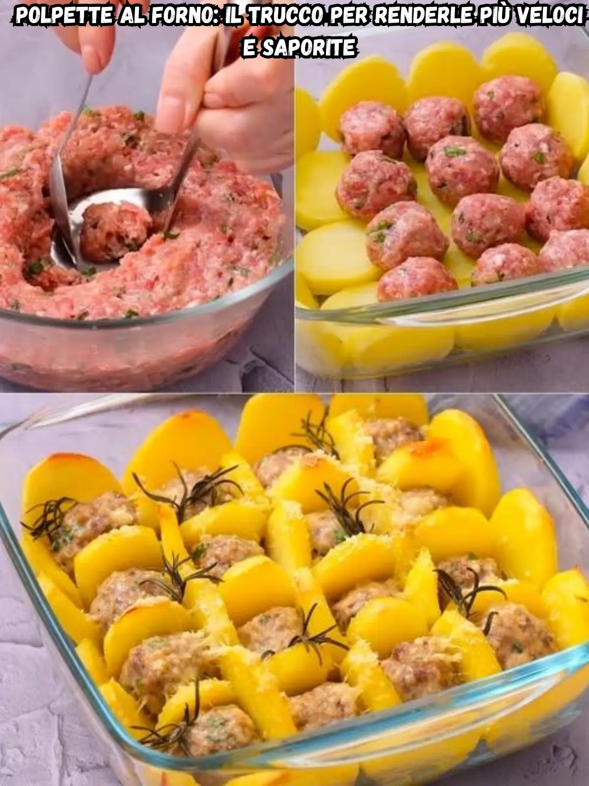 Polpette al forno: il trucco per renderle più veloci e saporite