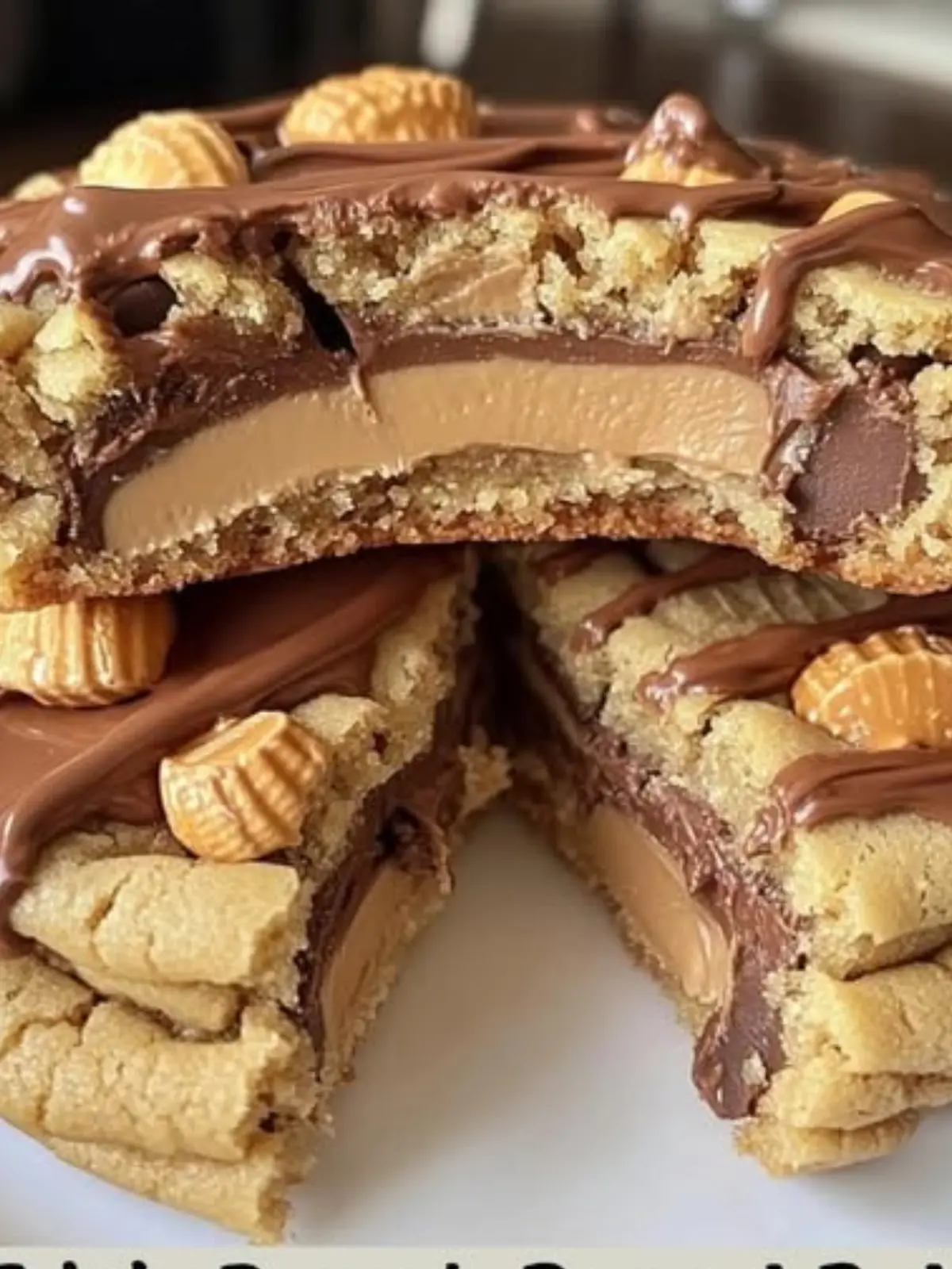 Biscotti Tripli al Burro di Arachidi con Reese’s – Un Sogno per gli Amanti delle Arachidi