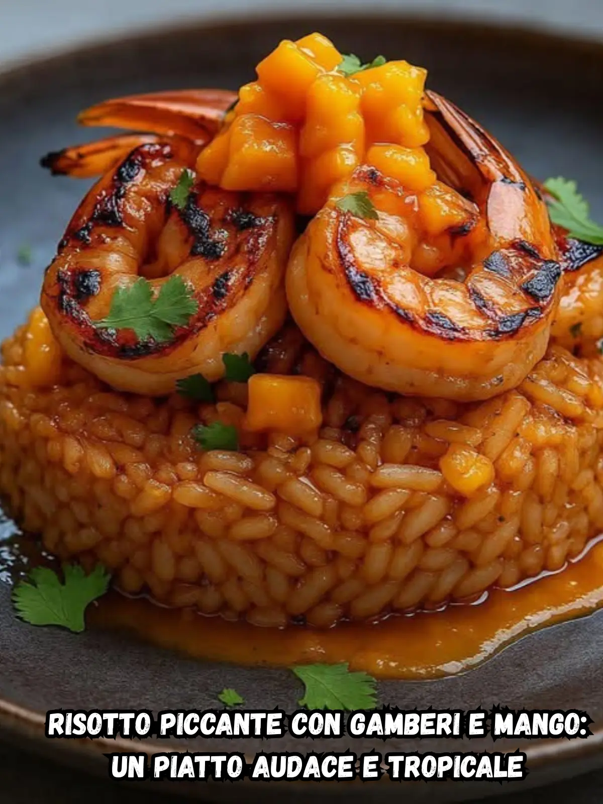 Risotto Piccante con Gamberi e Mango: un piatto audace e tropicale