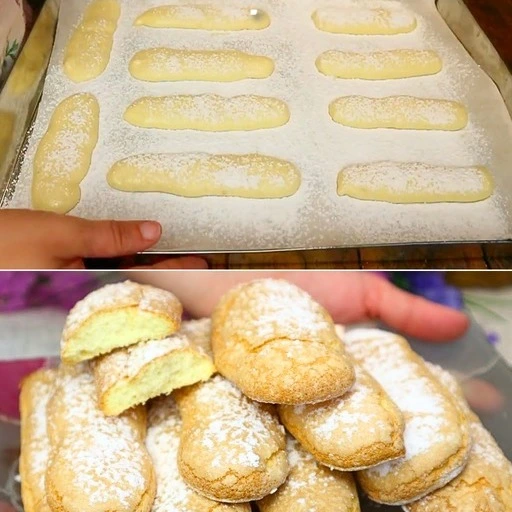 Non li comprerai più! Ti bastano solo 3 ingredienti per avere dei savoiardi leggeri e friabili