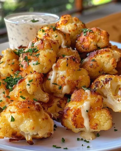 Ricetta vegana per bocconcini di cavolfiore al formaggio