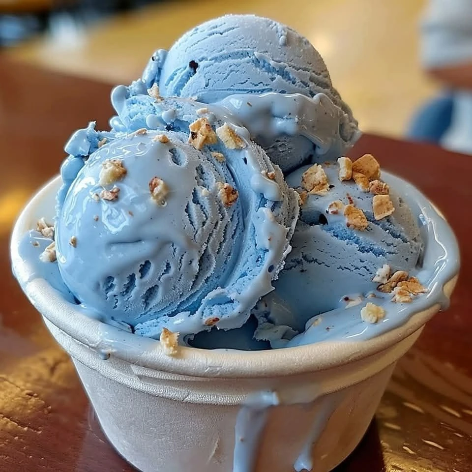 Gelato alla luna blu