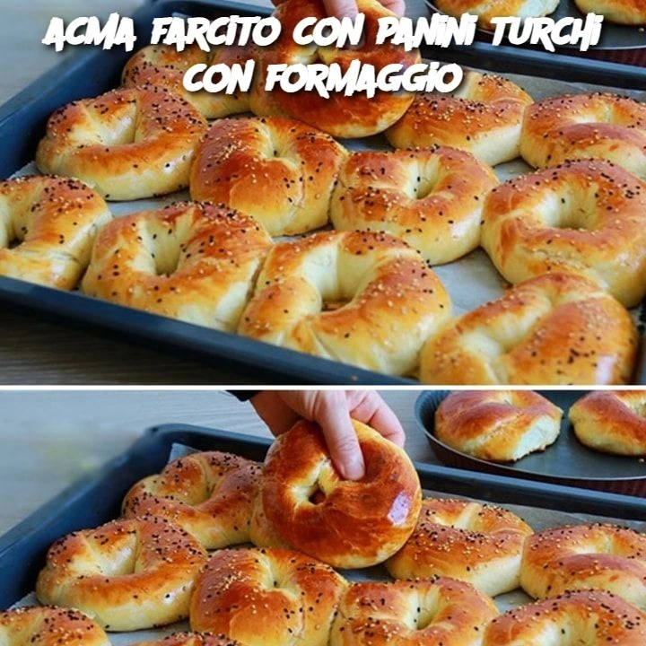 acma farcito con panini turchi con formaggio