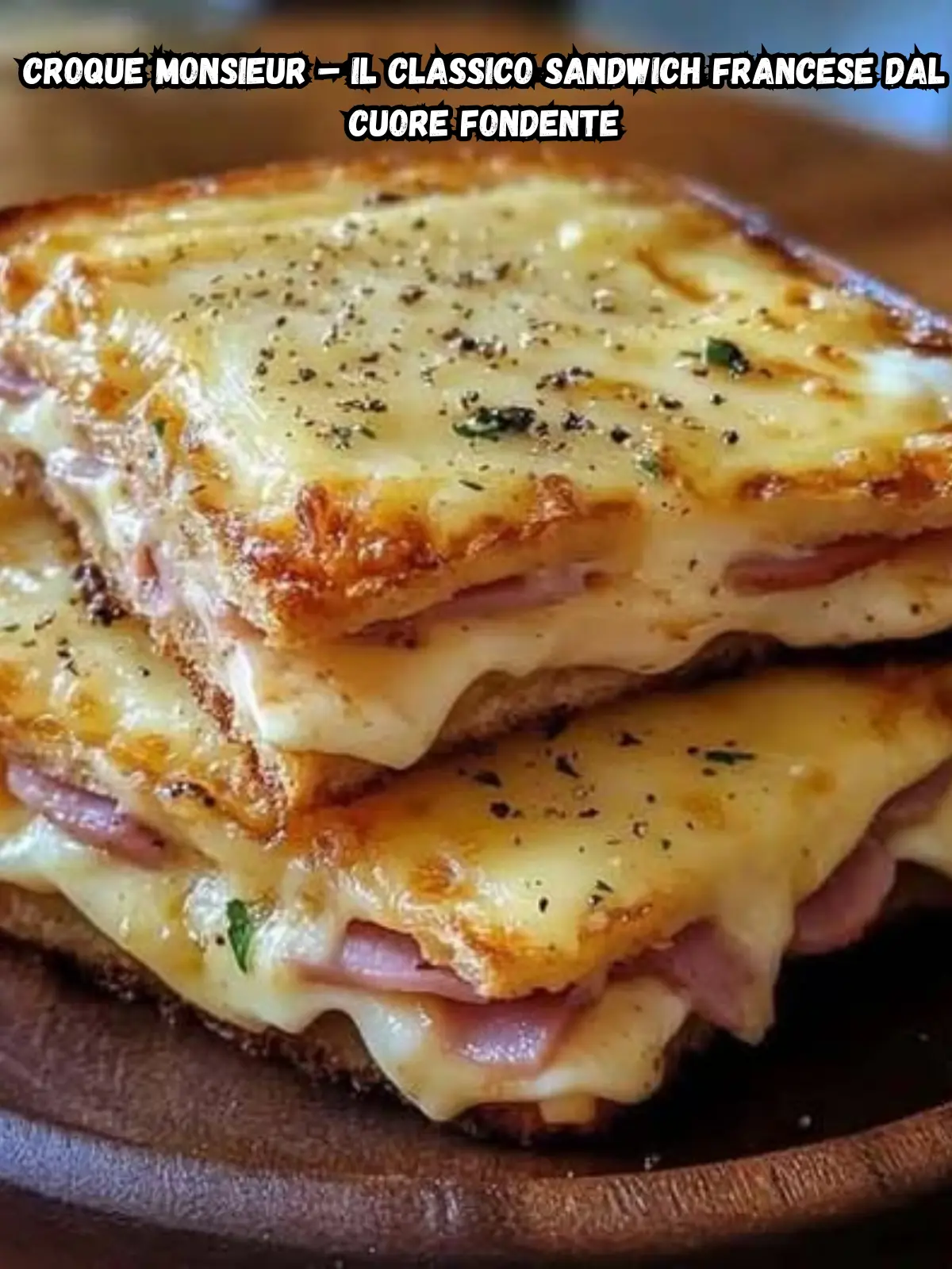 Croque Monsieur – Il classico sandwich francese dal cuore fondente